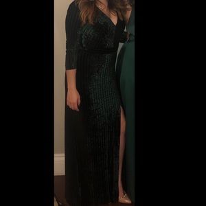 Green Badgley Mischka Dress